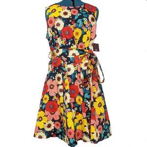 NEW w/Tags Ixia ModCloth A-Line Floral w/Pockets Size: 2X